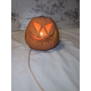 Vintage 90s Gemmy HALLOWEEN Foam Mold Pumpkin Jack-O-Lantern 5"x6"